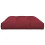 Cojín para muebles de palets tela rojo tinto 120x80x12 cm de vidaXL, Cojines para sillas y sofás - Ref: Foro24-41513, Precio:...