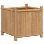 Jardinera de bambú 40x40x40 cm en Macetas y jardineras | Comprar online en Foru.es