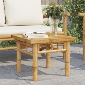Mesa de centro de bambú 45x45x35 cm en Mesas de centro | Comprar online en Foru.es