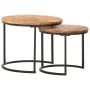 Mesas apilables 2 unidades madera maciza de acacia de vidaXL, Mesas de centro - Ref: Foro24-286186, Precio: 77,90 €, Descuent...