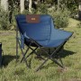Sillas de camping con bolsillo plegables 2 unidades azul en Sillas de jardín | Comprar online en Foru.es