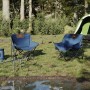 Sillas de camping con bolsillo plegables 2 unidades azul en Sillas de jardín | Comprar online en Foru.es