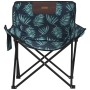 Sillas de camping con bolsillo plegable 2 uds estampado hojas en Sillas de jardín | Comprar online en Foru.es