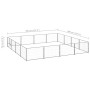 Perrera plateada 16 m² acero de vidaXL, Casetas y cercados para perros - Ref: Foro24-3082150, Precio: 263,70 €, Descuento: %