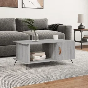 Sonoma-Couchtisch aus grauem Sperrholz, 90 x 50 x 40 cm von vidaXL, Couchtisch - Ref: Foro24-829466, Preis: 44,38 €, Rabatt: %