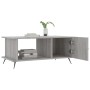 Mesa de centro madera contrachapada gris Sonoma 90x50x40 cm de vidaXL, Mesas de centro - Ref: Foro24-829466, Precio: 44,73 €,...