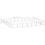 Perrera plateada 49 m² acero de vidaXL, Casetas y cercados para perros - Ref: Foro24-3082183, Precio: 454,96 €, Descuento: %