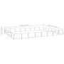 Perrera plateada 48 m² acero de vidaXL, Casetas y cercados para perros - Ref: Foro24-3082176, Precio: 454,96 €, Descuento: %