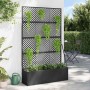 Macetero de Jardín Negro 105 x 30 x 170 cm Metal en Macetas y jardineras | Comprar online en Foru.es