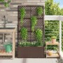 Macetero de Jardín Marrón 70 x 30 x 135 cm Metal en Macetas y jardineras | Comprar online en Foru.es