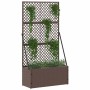 Macetero de Jardín Marrón 70 x 30 x 135 cm Metal en Macetas y jardineras | Comprar online en Foru.es
