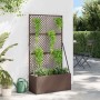 Macetero de Jardín Marrón 70 x 30 x 135 cm Metal en Macetas y jardineras | Comprar online en Foru.es