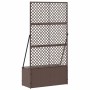 Macetero de Jardín Marrón 70 x 30 x 135 cm Metal en Macetas y jardineras | Comprar online en Foru.es