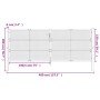 Puerta de jardín acero gris antracita 400x150 cm de vidaXL, Puertas de jardín - Ref: Foro24-154574, Precio: 903,79 €, Descuen...