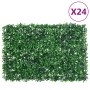   Valla de hojas de arbusto artificial 24 uds verde 40x60 cm en Jardín | Comprar online en Foru.es