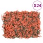   Valla de hojas de arce artificial 24 uds rojo claro 40x60 cm en Jardín | Comprar online en Foru.es