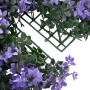   Valla de hojas artificiales 24 uds morado 40x60 cm en Jardín | Comprar online en Foru.es
