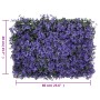   Valla de hojas artificiales 24 uds morado 40x60 cm en Jardín | Comprar online en Foru.es
