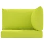 Cojines para palets 3 unidades tela Oxford verde claro de vidaXL, Cojines para sillas y sofás - Ref: Foro24-315075, Precio: 2...