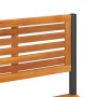 Mesa de trabajo de jardín madera de acacia y acero 90x50x110 cm en Soportes para macetas | Comprar online en Foru.es