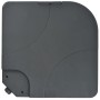 Sombrilla de jardín con base portátil gris topo de vidaXL, Sombrillas - Ref: Foro24-276348, Precio: 243,88 €, Descuento: %