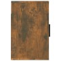 Mesitas de noche de pared 2 uds color roble ahumado 50x30x47 cm de vidaXL, Mesitas de noche - Ref: Foro24-816875, Precio: 43,...