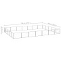 Perrera plateada 35 m² acero de vidaXL, Casetas y cercados para perros - Ref: Foro24-3082165, Precio: 391,06 €, Descuento: %