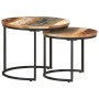 Mesas apilables 2 unidades mesa maciza reciclada de vidaXL, Mesas de centro - Ref: Foro24-338000, Precio: 81,66 €, Descuento: %