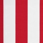 Tela de repuesto de toldo rayas rojas y blancas 3x2,5 m en Toldos | Comprar online en Foru.es