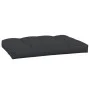 Cojín de asiento de jardín de tela negro 120x80x12 cm de vidaXL, Cojines para sillas y sofás - Ref: Foro24-47502, Precio: 69,...