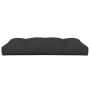 Cojín de asiento de jardín de tela negro 120x80x12 cm de vidaXL, Cojines para sillas y sofás - Ref: Foro24-47502, Precio: 69,...