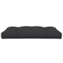 Cojín de asiento de jardín de tela negro 120x80x12 cm de vidaXL, Cojines para sillas y sofás - Ref: Foro24-47502, Precio: 70,...