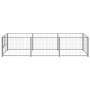 Perrera plateada 3 m² acero de vidaXL, Casetas y cercados para perros - Ref: Foro24-3082101, Precio: 138,27 €, Descuento: %