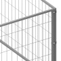Perrera plateada 3 m² acero de vidaXL, Casetas y cercados para perros - Ref: Foro24-3082101, Precio: 138,27 €, Descuento: %