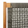 Muebles de jardín Gris 122 x 78 x 73 cm Madera de Acacia Sólida en Sillas de jardín | Comprar online en Foru.es