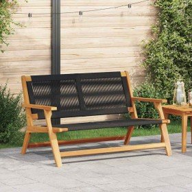 Muebles de jardín Negro 122 x 78 x 73 cm en Sillas de jardín | Comprar online en Foru.es