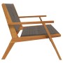 Muebles de jardín Gris 122 x 78 x 73 cm Madera de Acacia Sólida en Sillas de jardín | Comprar online en Foru.es