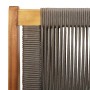 Muebles de jardín Gris 122 x 78 x 73 cm Madera de Acacia Sólida en Sillas de jardín | Comprar online en Foru.es