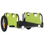 Remolque para bicicletas hierro y tela Oxford verde de vidaXL, Remolques para bicicletas - Ref: Foro24-94165, Precio: 80,24 €...