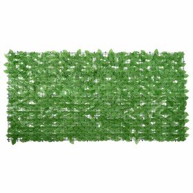 Pantalla de balcón de hojas verde 200x100 cm en Sombrillas | Comprar online en Foru.es