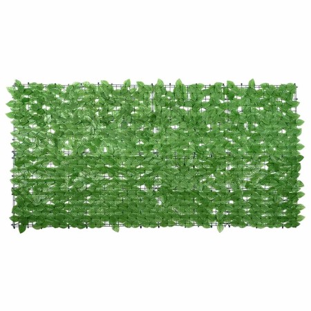 Pantalla de balcón de hojas verde 200x100 cm en Sombrillas | Comprar online en Foru.es