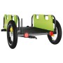 Remolque para bicicletas hierro y tela Oxford verde de vidaXL, Remolques para bicicletas - Ref: Foro24-94165, Precio: 80,24 €...