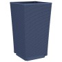 Jardineras 2 unidades PP azul gris 32,5x32,5x57 cm en Macetas y jardineras | Comprar online en Foru.es