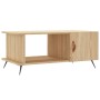 Mesa de centro madera contrachapada roble Sonoma 90x50x40 cm de vidaXL, Mesas de centro - Ref: Foro24-829463, Precio: 46,00 €...