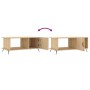 Mesa de centro madera contrachapada roble Sonoma 90x50x40 cm de vidaXL, Mesas de centro - Ref: Foro24-829463, Precio: 46,00 €...