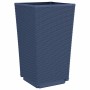 Jardineras 4 unidades PP azul gris 32,5x32,5x57 cm en Macetas y jardineras | Comprar online en Foru.es