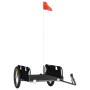 Remolque para bicicletas hierro y tela Oxford negro de vidaXL, Remolques para bicicletas - Ref: Foro24-94171, Precio: 87,92 €...