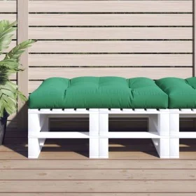 Cojín de asiento de jardín de tela verde 120x80x12 cm de vidaXL, Cojines para sillas y sofás - Ref: Foro24-314417, Precio: 40...