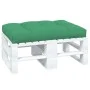 Cojín de asiento de jardín de tela verde 120x80x12 cm de vidaXL, Cojines para sillas y sofás - Ref: Foro24-314417, Precio: 40...