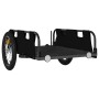 Remolque para bicicletas hierro y tela Oxford negro de vidaXL, Remolques para bicicletas - Ref: Foro24-94171, Precio: 87,92 €...